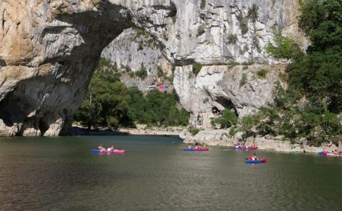 Descente ardèche canoé