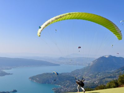 Vue Lac Annecy Parapente