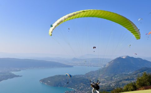 Vue Lac Annecy Parapente